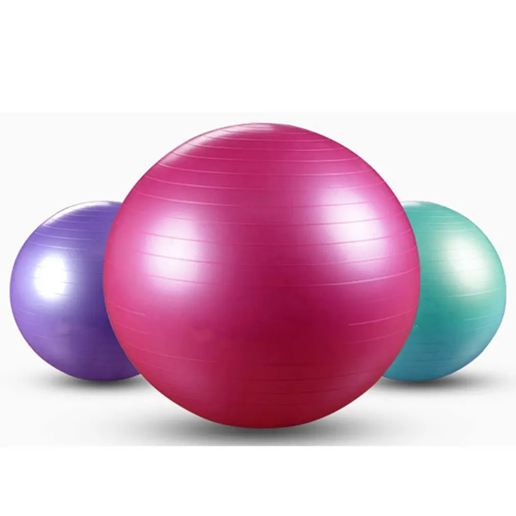 Новинка 65 см Фитнес мяч для йоги 5 цветов утилита анти-скольжение баланс Пилатес мячи для йоги спорт фитбол доказательство тренажерный зал фитнес