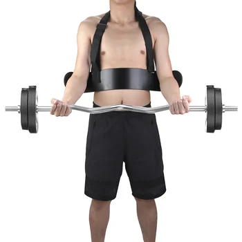 

Weightlifting Arm Blaster Bodybuilding Support Triceps Muscle Strength Training Adjustable Fitness Gym Bomber Bicep Isolator