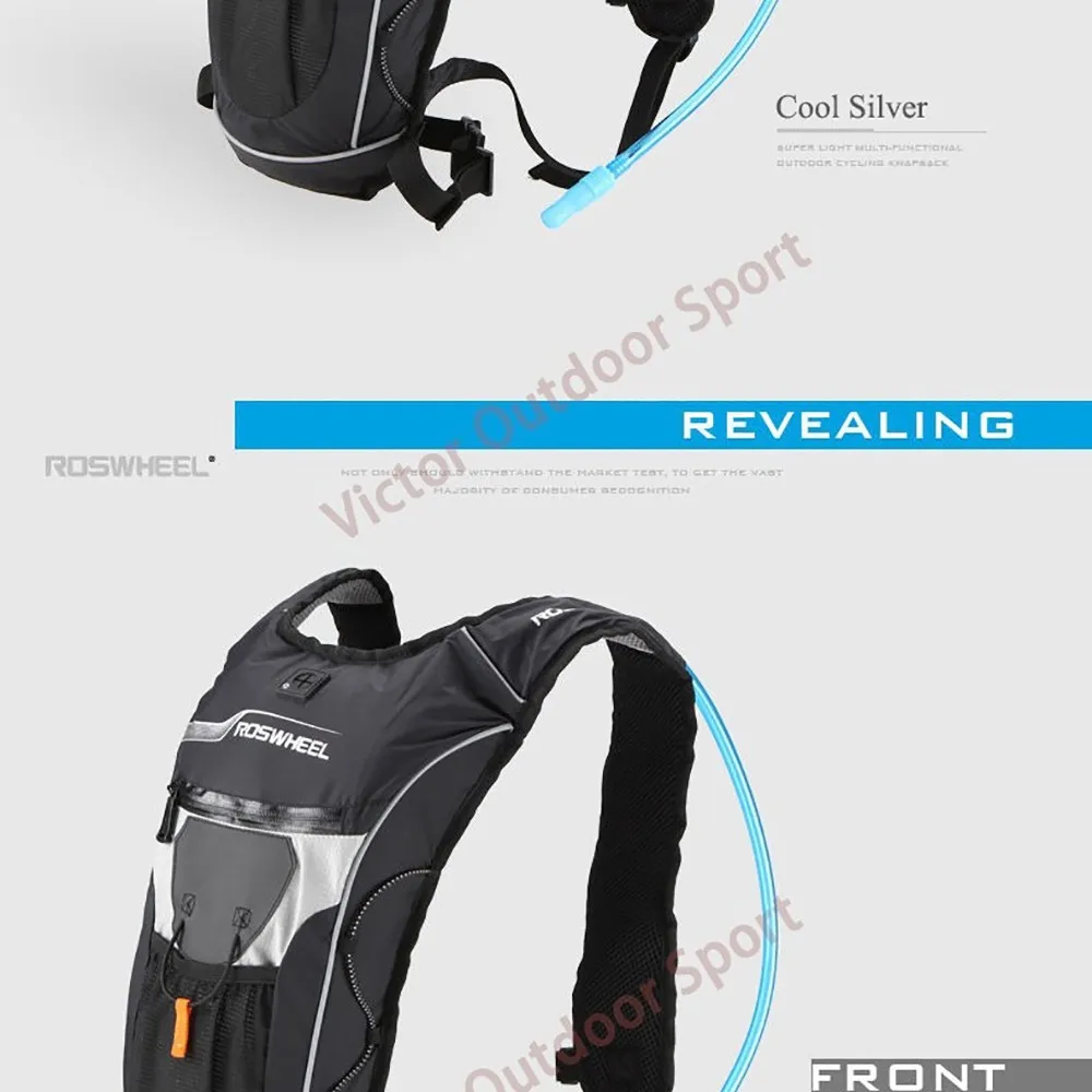 Sale Roswheel Waterproof Cycling Backpack MTB Bike Hydration Backpack Lightweight Sport Travel Backpack Water Bag Mochila Hidratacion 3