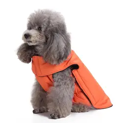 TINGHAO куртка для домашних животных повседневное одноцветное цвет куртка без рукавов Верхняя одежда Зимний костюм для щенка собака