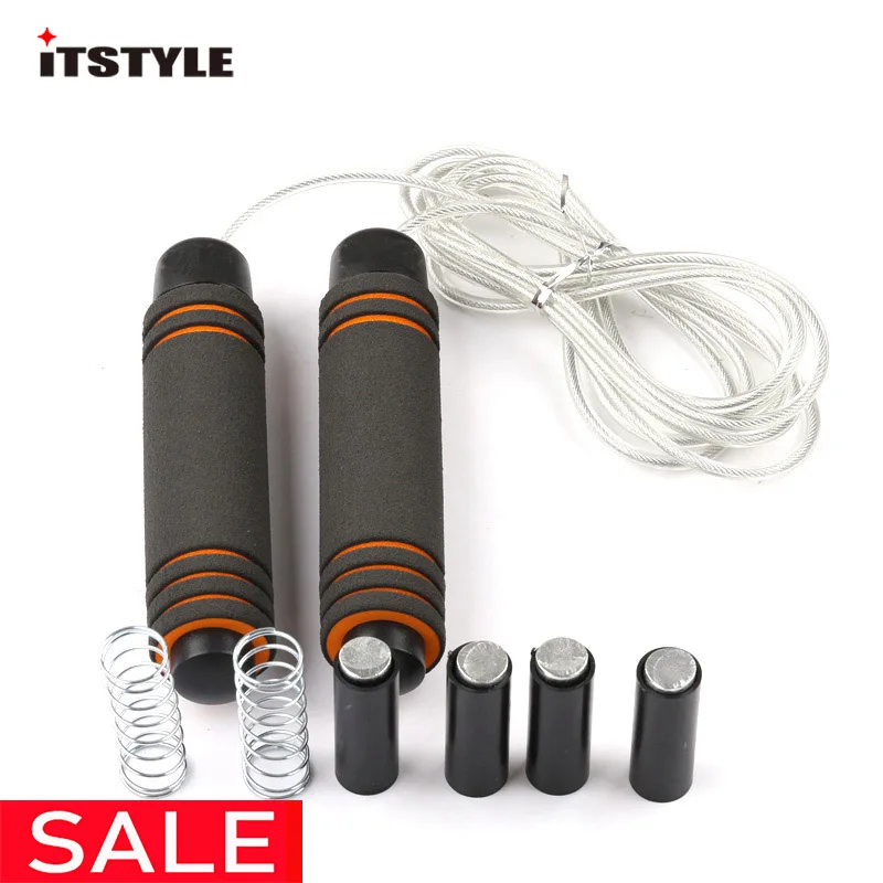

ITSTYLE Professional Jump Rope Bodybuilding Gym Crossfit Steel Wire skipping Rope