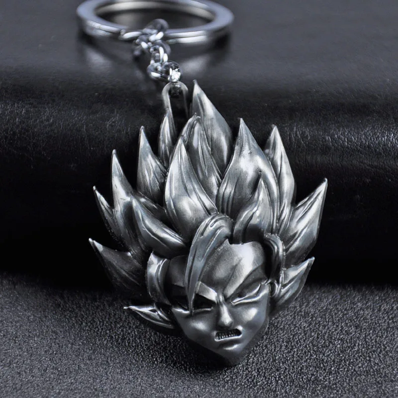 2 типа аниме ювелирные изделия Dragon Ball брелок Z Son Goku Saiyan 3D металлическая фигура