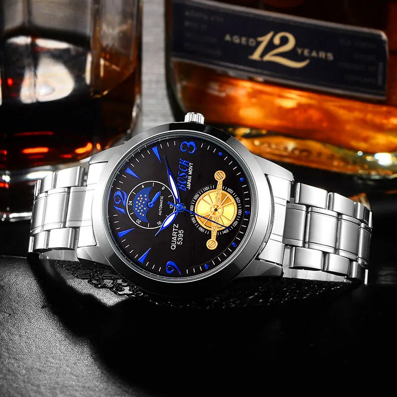 

Men's watch waterproof fashion men 2019 new mechanical student men's ultra-thin genuine net red with the same paragraph