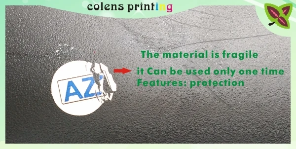 colens fragile  sticker