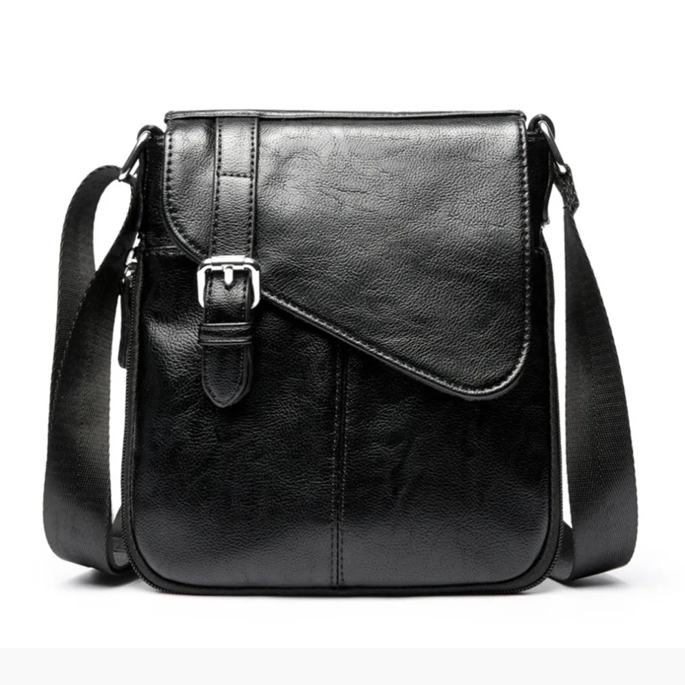 Men's PU Leather Business Single Shoulder Bag Men Satchel Male Cross Body Messenger Bags