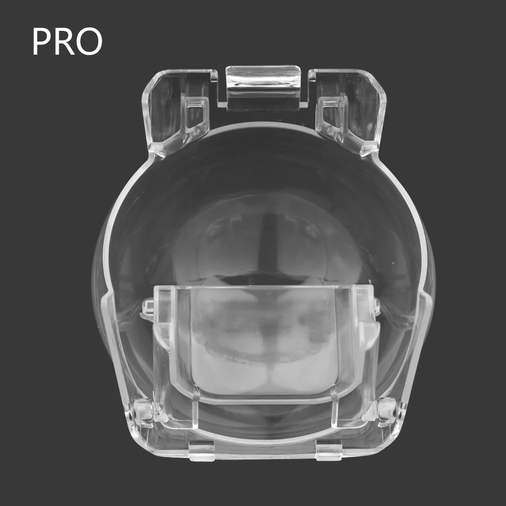 Карданный объектив камеры крышка защита для DJI Mavic 2 Pro Zoom Drone замок стабилизатор Защитная крышка Держатель кронштейн крепление запасные части комплекты - Цвет: 2 Pro Transparent