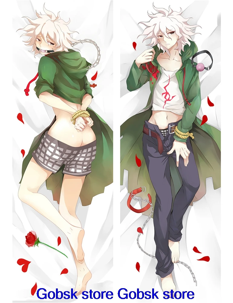 Аниме Danganronpa: Trigger Happy Havoc персонажи Komaeda Nagito Hinata Hajime Подушка Dakimakura чехол для