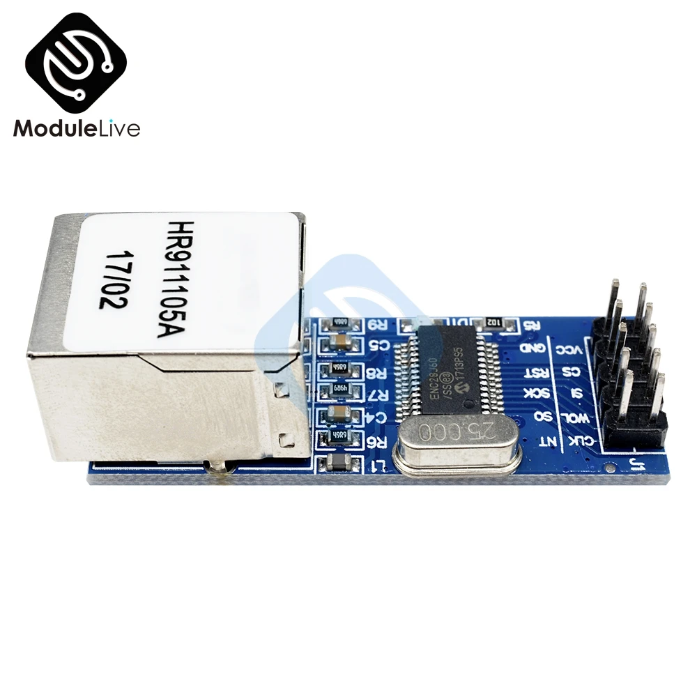 Мини ENC28J60 Ethernet LAN/сетевой модуль 51/AVR/ARM/PIC код для Arduino 51 AVR STM32 LPC