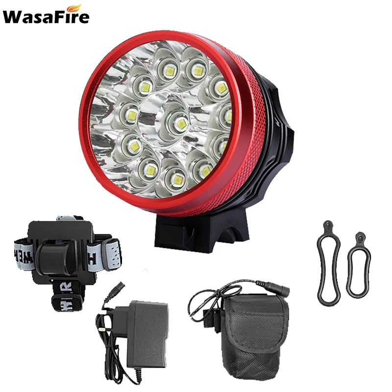

WasaFire 2 in 1 20000lm 12* T6 LED Cycling Light Fishing Head lamp Bike Front light Bicycle Accessory Flashlight luz bicicleta