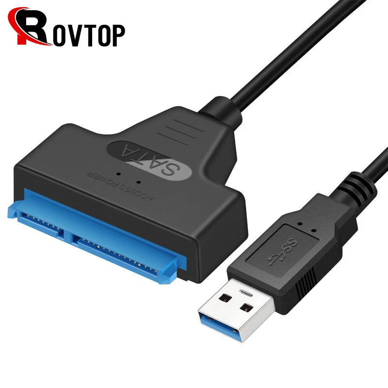 

USB 3.0 SATA 3 Cable Sata to USB 3.0 Adapter Up to 6 Gbps Support 2.5 Inches External HDD SSD Hard Drive 22 Pin Sata III Cable