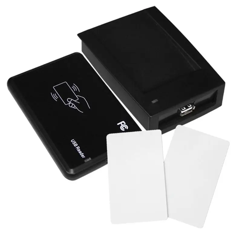

125Khz Universal USB Card Reader High Speed Smart ID Card Memory Card Reader with Data Line for Android Phones Tablet
