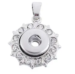 Урожай 18 мм оснастки кнопку ожерелье круглой для женщин античный ювелирные изделия bt3371-1