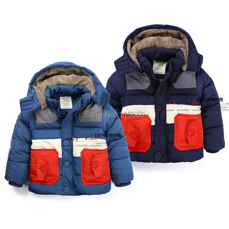 

Fashion winter jacket children clothing kids casual wadded jackets boys cool thick warm parka baby outerwear