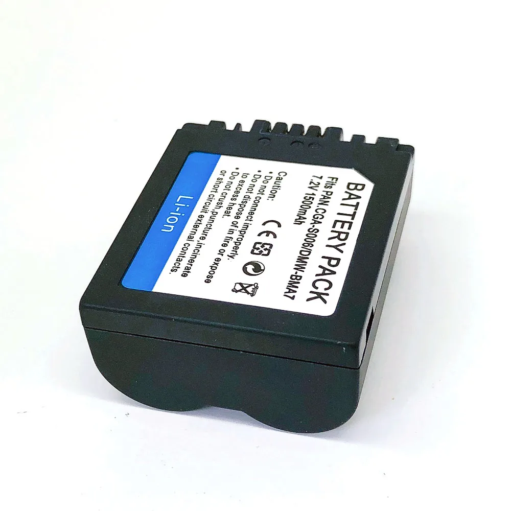 CGA-S006E CGR CGA S006E S006 S006A DMW-BMA7 DMWBMA7 Батарея для цифрового фотоаппарата Panasonic Lumix DMC-FZ7 FZ8 FZ18 FZ35 FZ28 FZ38 FZ30 FZ50-k-s