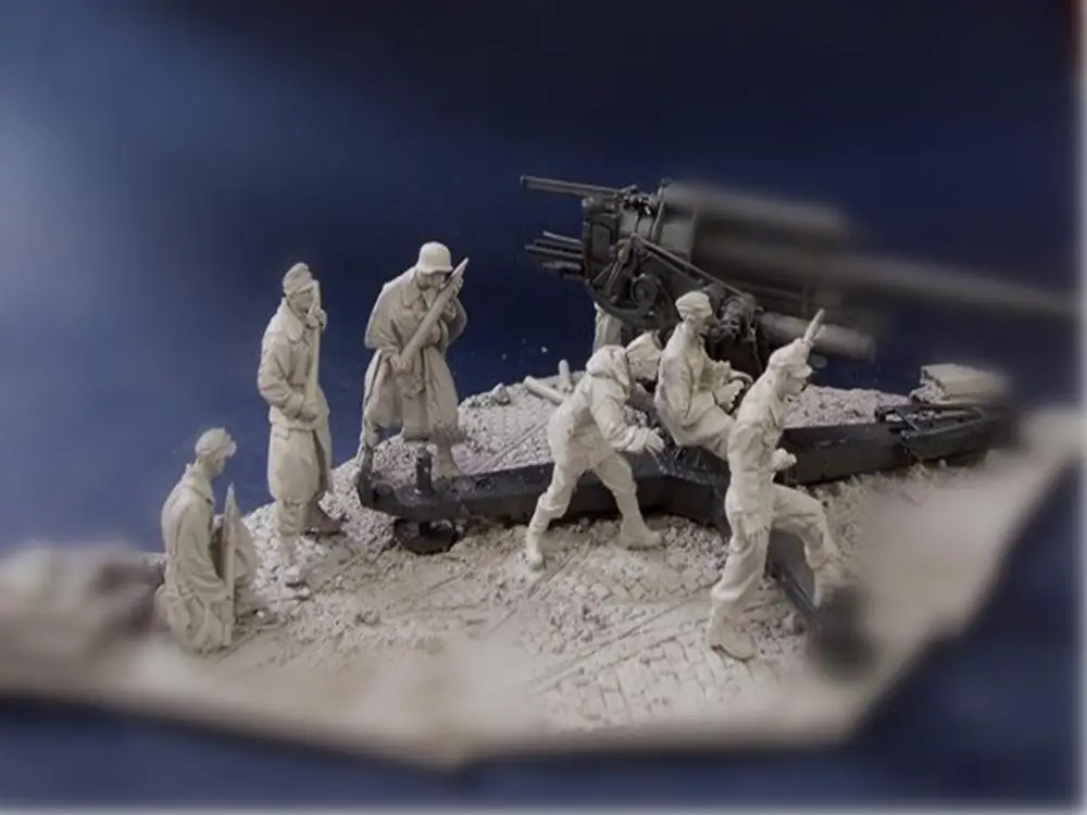 1/35 модельная фигурка из смолы разобранный Неокрашенный набор 241|Наборы для