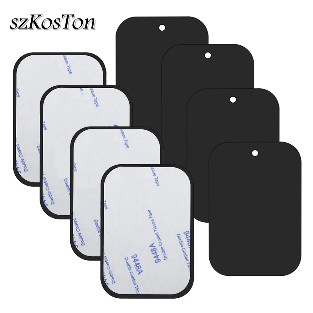 

8pcs/1pc/lot Metal Plate Magnet Holder Accessories Replacement Magnetic Car Phone Holder Metal Plate Iron Plate With adhesive