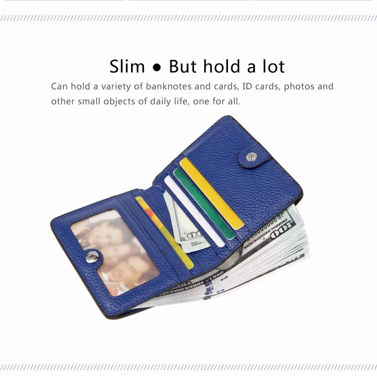 Женский RFID блокирующий кожаный кошелек дизайнерский женский Portomonee маленький кошелек для монет качественный Тонкий Карманный Кошелек держатель для карт