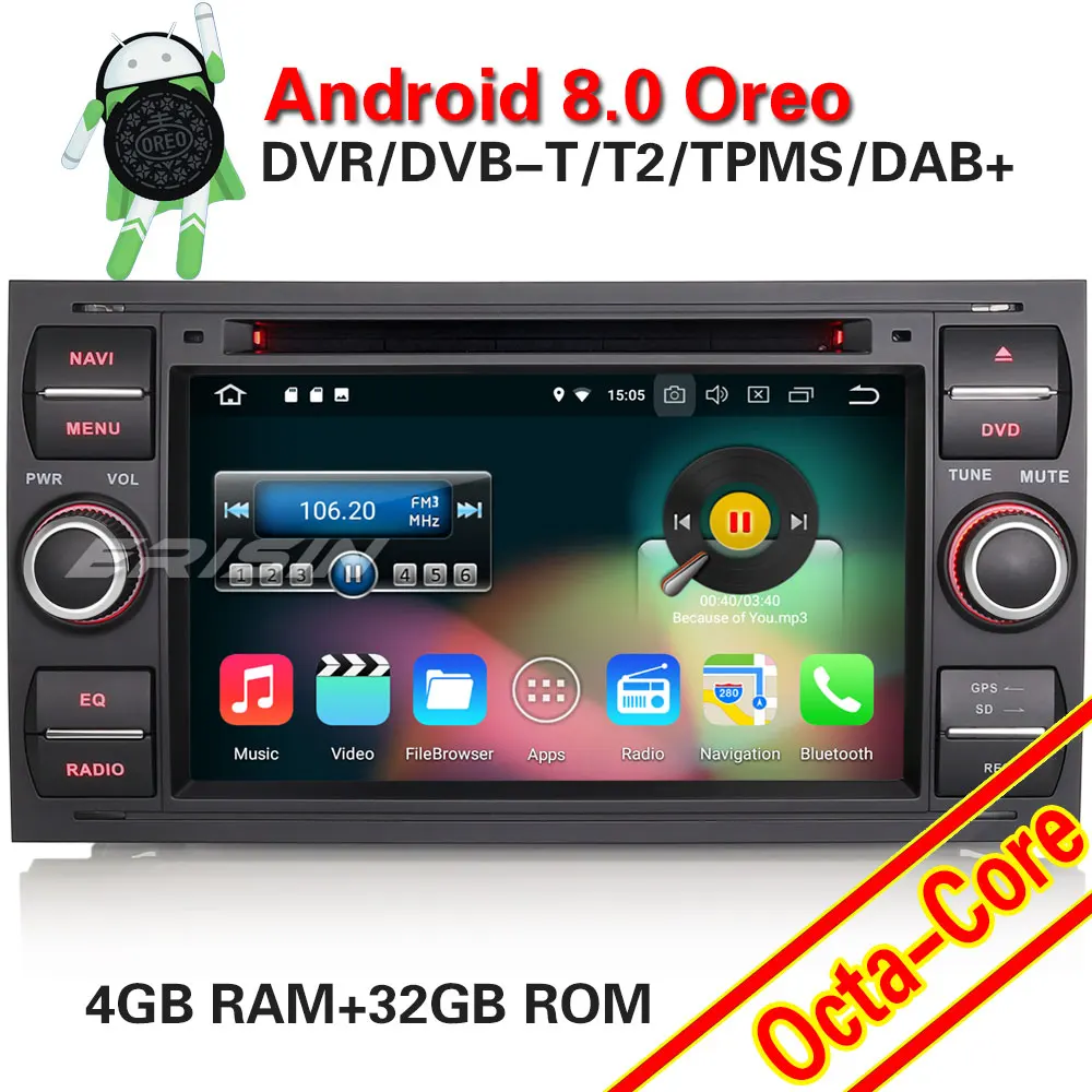 Cheap Erisin ES8831FB 7" Android 8.0 Octa core 4G RAM Car DVD GPS Radio DVR DAB+ DVD for Frod Transit Focus Fiesta Kuga 0 Cheap Erisin ES8831FB 7" Android 8.0 Octa core 4G RAM Car DVD GPS Radio DVR DAB+ DVD for Frod Transit Focus Fiesta Kuga 0