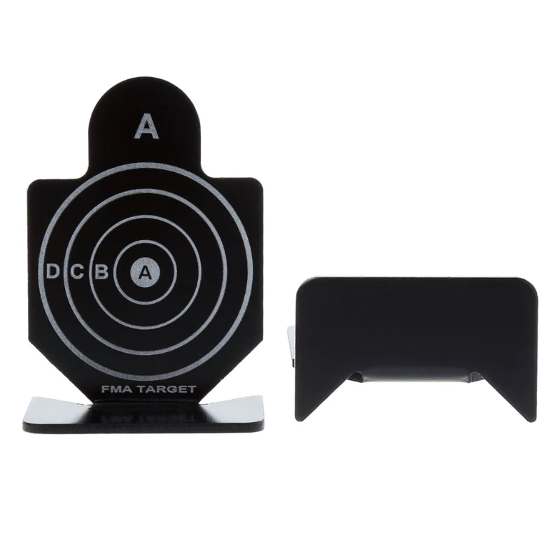 

Shooting Target Round Square Tactical Hunting Aluminum Alloy Practice Rifle Game