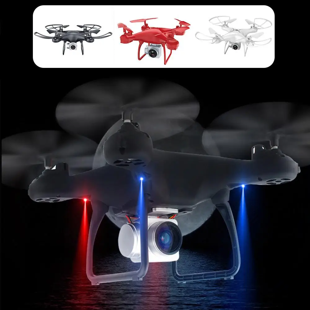 

Intelligent Drone Helicopter Aircraft Quadcopter Stable Gimbal 360degree Rolling LED Lighting 1080P FPV APP
