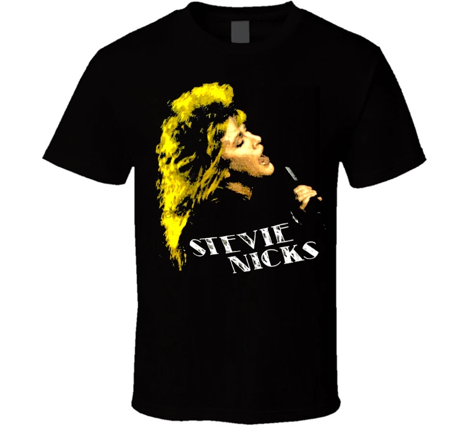 Stevie Nicks Concert Tour футболка 1986 рок маленький тур-Рождественская K524 | Мужская одежда
