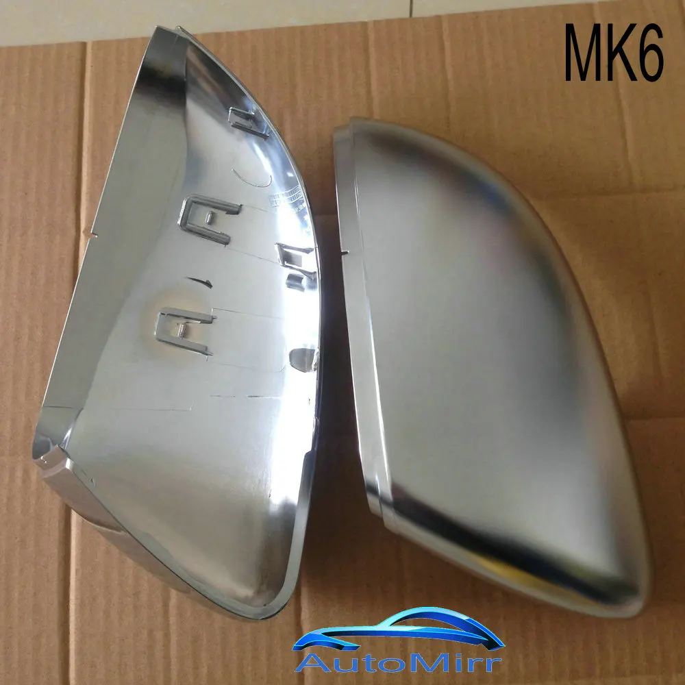 Volkswagen Golf 7 / Golf 7.5 2013-2020 Spiegelkappen – Zwart / Carbon / Mat  chrome