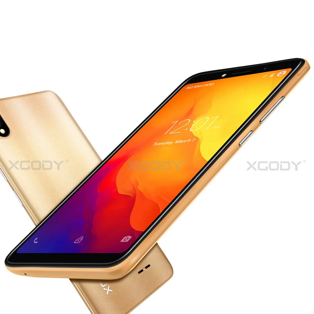 XGODY New 3G Mobile Phone 18:9 5.5 inch MTK6580 Quad Core 2GB RAM 16GB ROM 5MP Cameras Android 8.1 Smartphone XGODY New 3G Mobile Phone 18:9 5.5 inch MTK6580 Quad Core 2GB RAM 16GB ROM 5MP Cameras Android 8.1 Smartphone