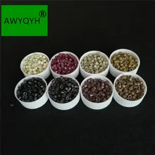 4,0 мм кремниевые микро кольца силиконовые звенья бусины для перьев обуви кружева I tip stick инструменты для наращивания волос