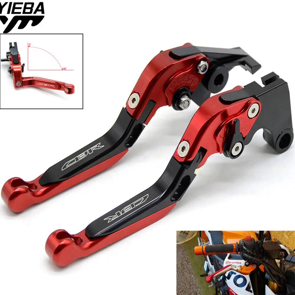 Motorcycle Adjustable Brake Clutch Levers LOGO for HONDA CBR300R CBR 300 R 2014-2018 CBR250R CBR 250 R CBR600F 2011-2013 CBR125R