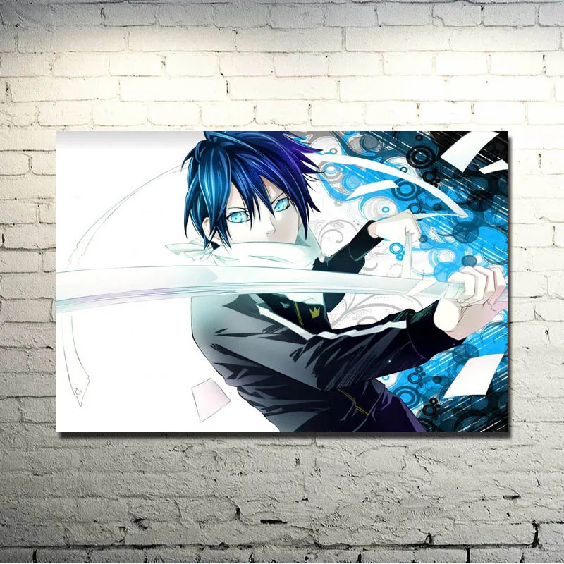 Noragami Yato Yukine горячий художественный шелковый аниме-плакат печать 13x20 24x36 дюймов картина для домашнего декора спальни(нажмите, чтобы увидеть больше - Цвет: click