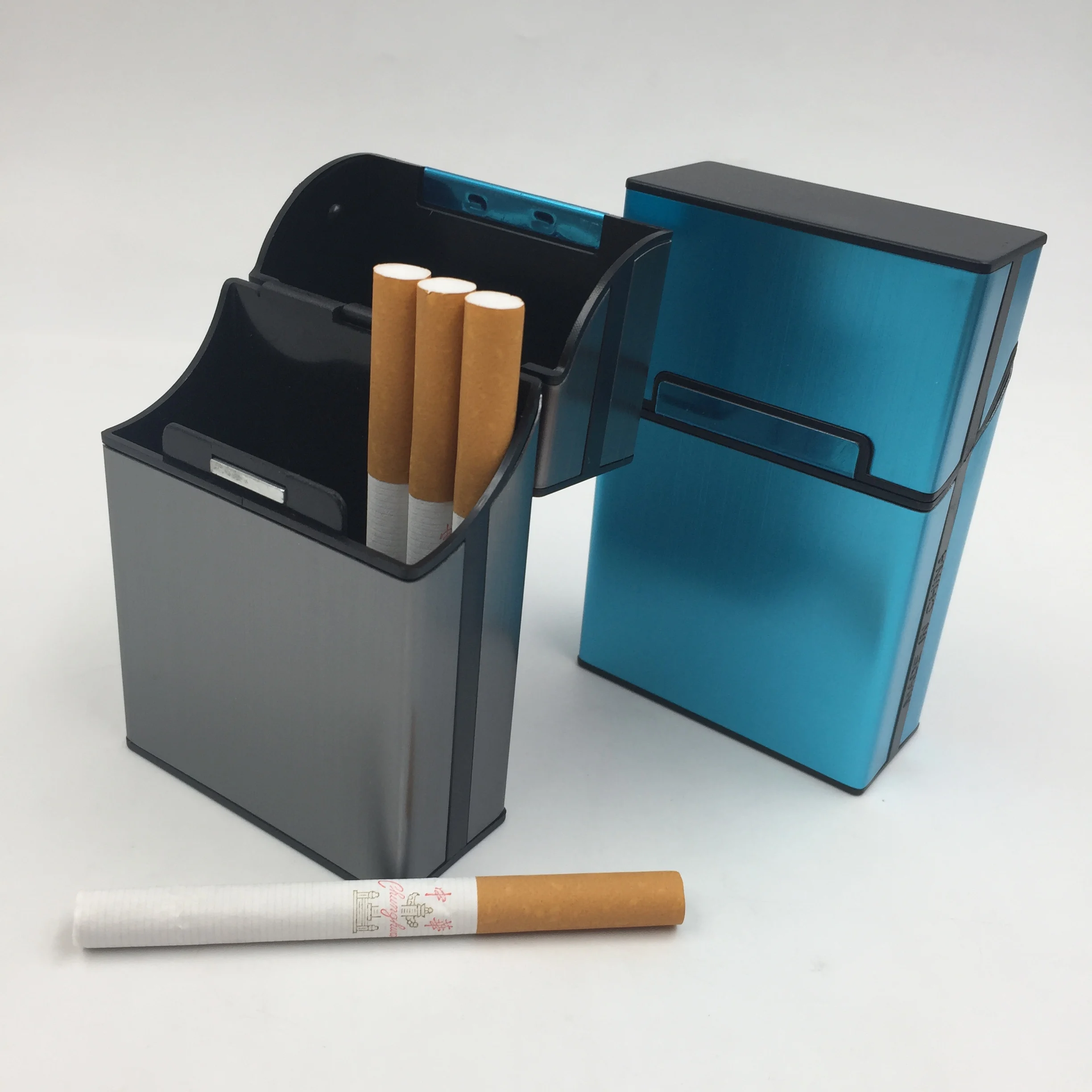 Aluminum Light Cigarette Case Cigar Pocket Box Storage Container