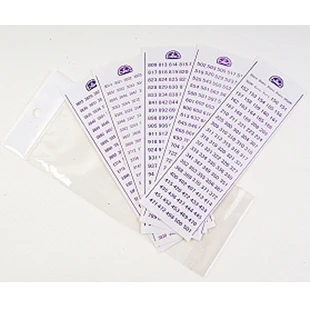 

oneroom Available Sticker With The Numbers Of DMC Floss Thread Number Embroidery Cross Stitch Floss Thread Accessory