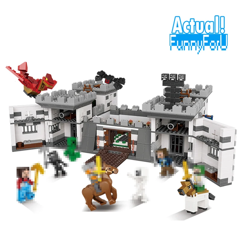 

NEW XINGBAO 09005 1627Pcs Blocks Series The Castle of Holy War Set Educational Building Blocks Bricks Boy Toys Model Gifts
