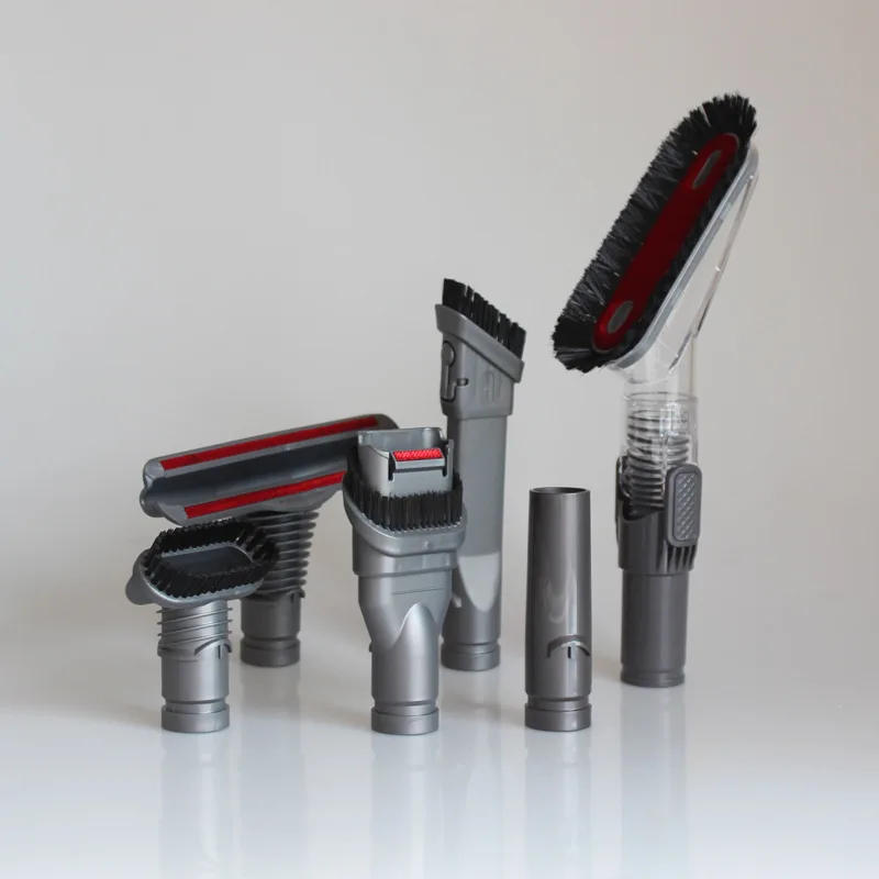 

6-in-1 accessory adapter Dyson nozzle combination tool bristle kit vacuum cleaner replacement accessory dc49 dc59 DC62 V6 dc52