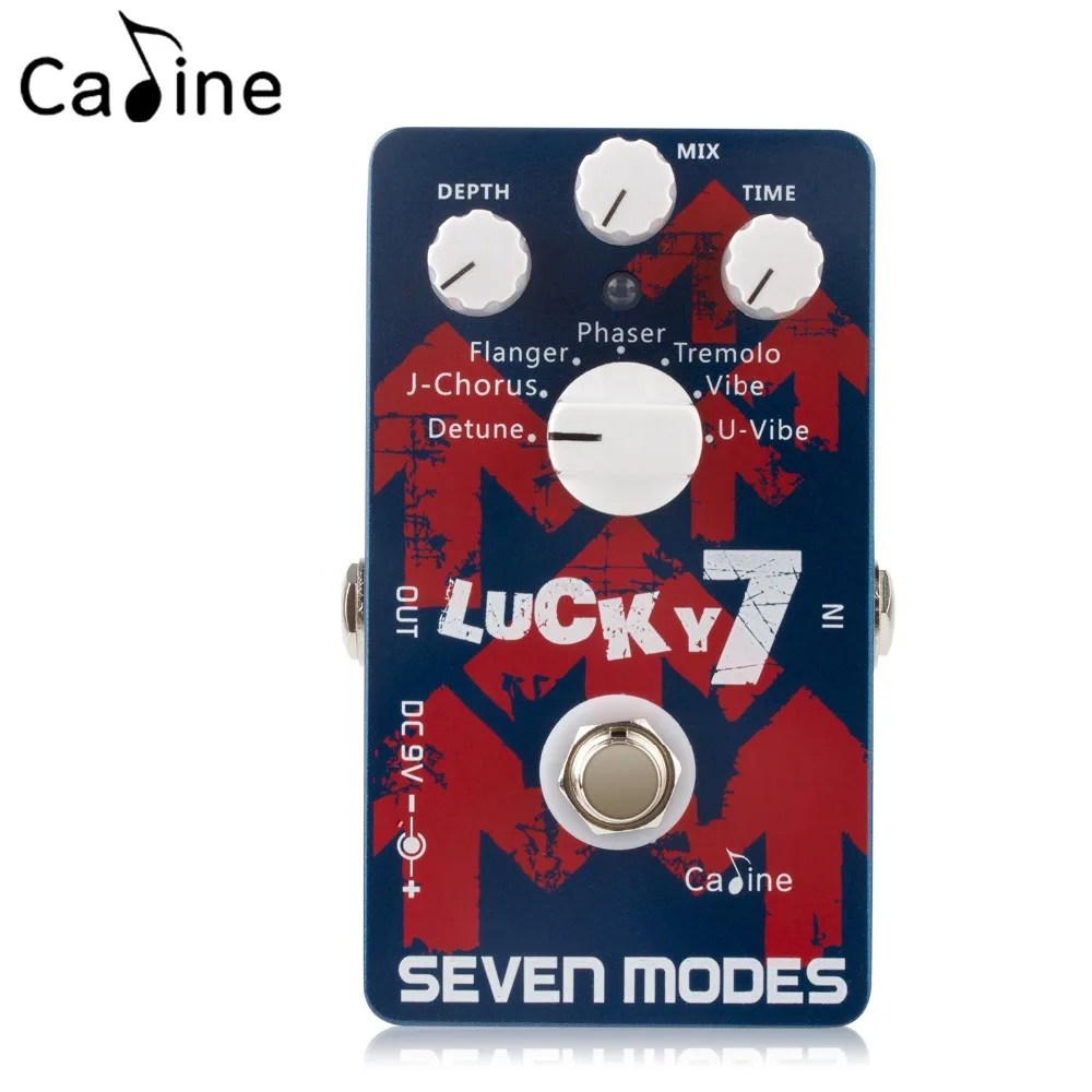 

Caline 7 Modes Digital Circuit Design Guitar Pedals with J Chorus /Trem /U-Vibe Effect Guitarra Accessaries