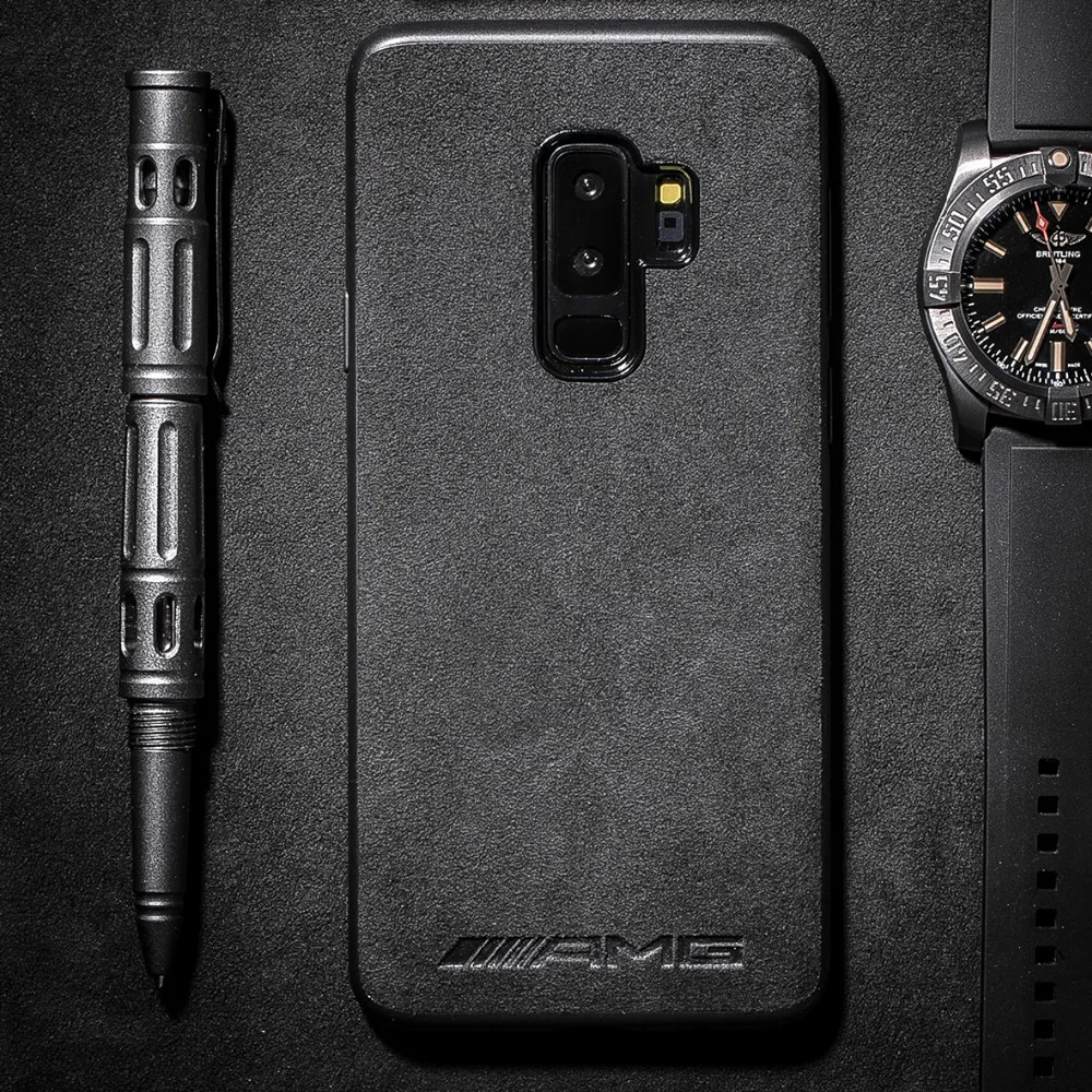 

Motorsport Gran Turismo AMG GTR BMW Turn Fur Case for Samsung S8 S9 Plus Racing Car Logo Leather Cover for Huawei P10 P20 Plus