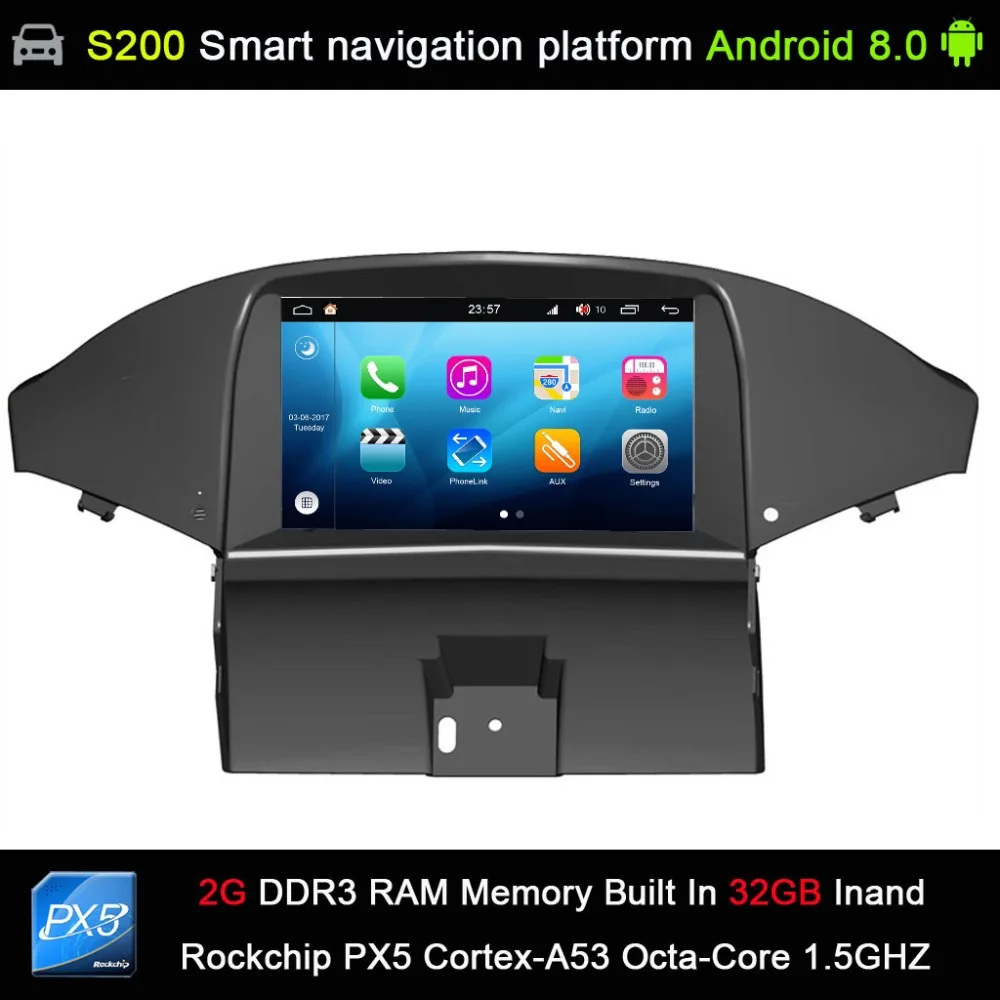 

Android 8.0 system PX5 Octa 8-Core CPU 2G Ram 32GB Rom Car DVD Radio GPS Navigation for Chevrolet Orlando 2011-2015