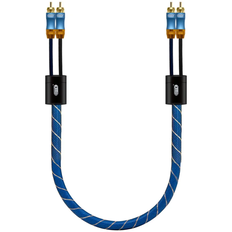 EMK OD 10mm RCA Cable Stereo Audio RCA to RCA Male to Male Coaxial cable for TV Amplifier Home Theater DVD (17)