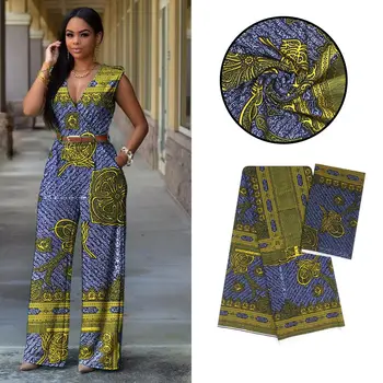 

New!!!2+4yards satin silk with chiffon fabric soft african fabric for dress ankara fabric african wax prints fabric nigerian wax
