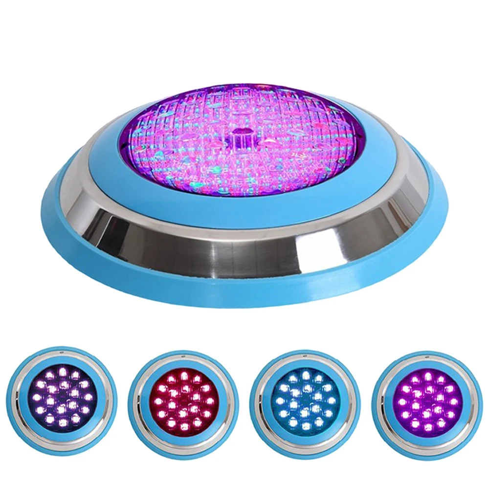 RAYWAY LED luz piscina 54 W RGB AC/DC 12 V seguro IP68 lámpara subacuática LED iluminación al aire libre 18 LED estanque piscina Luz RAYWAY LED luz piscina 54 W RGB AC/DC 12 V seguro IP68 lámpara subacuática LED iluminación al aire libre 18 LED estanque piscina Luz