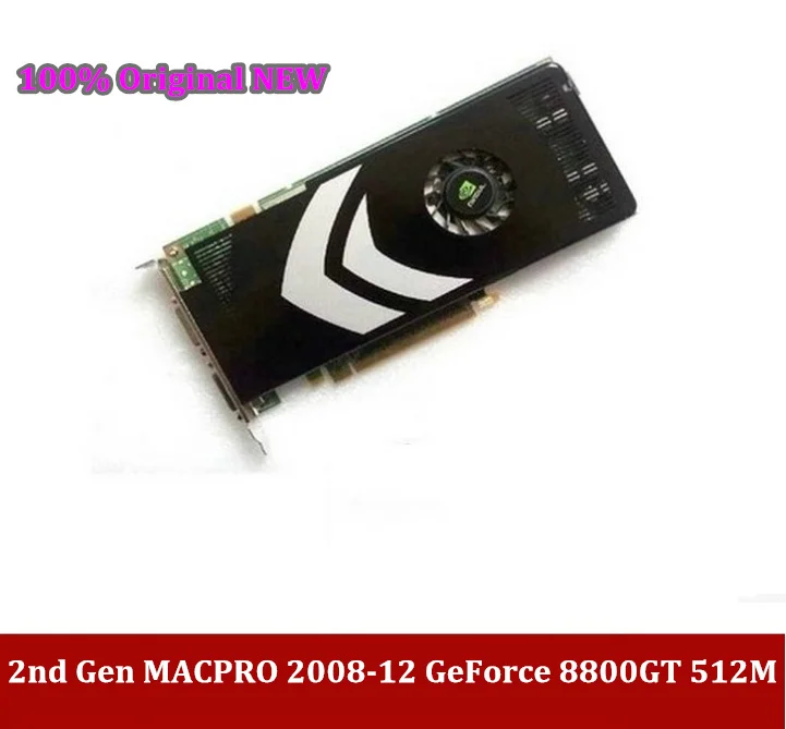 Новый для mac 2-го Поколения (2008-2012) Mac Pro nVidia GeForce 8800GT 512 МБ PCIe Видеокарта с Hk сообщение