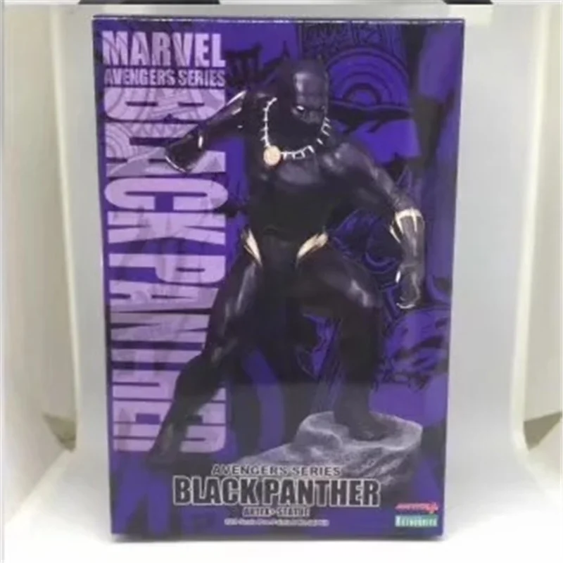 Marvel фигурки Мстители Черная пантера игрушки Kotobukiya Artfx Статуя Модель для детей