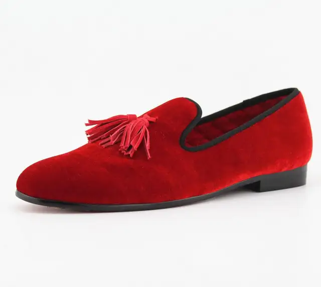 red bottom loafers for men