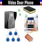 Best Price as low as $129.99 Wireless Wifi IP Digital Video Door Phone Intercom Doorbell with Mini Door Bell RFID Code Keypad Remote Control Doorphone