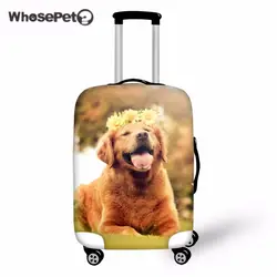 WHOSEPET собака чехол Защитный чемодан Чехлы Путешествия эластичный чехол для багажа Ткань защита от пыли лиса для 18-30 дюймов тележка