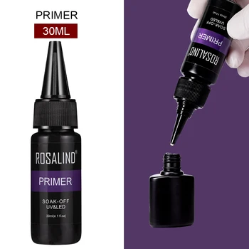

ROSALIND Gel Nail Polish 30ML Matt Top Coat Semi Permanent UV LED Top Base Coat Nail For Manicure Primer Gel Nail Polish Varnish