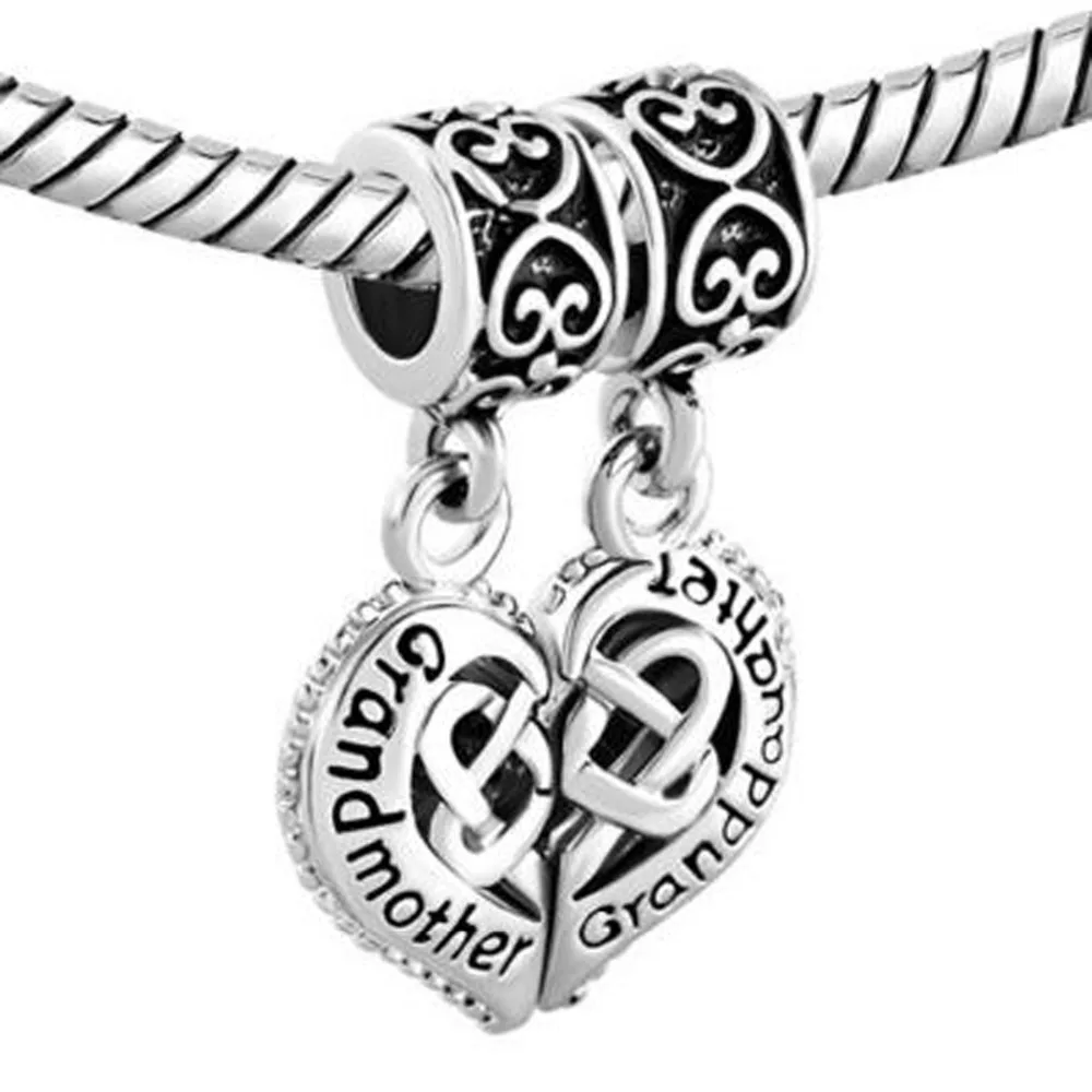 Bracelet Beads Pandora Grandma Charm Slide Charm Free Shipping