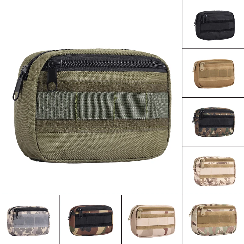 Tactical Pocket Organizer EDC Pouch Military Belt Pouch Hunting Pack Tool Bag Small Army Utility