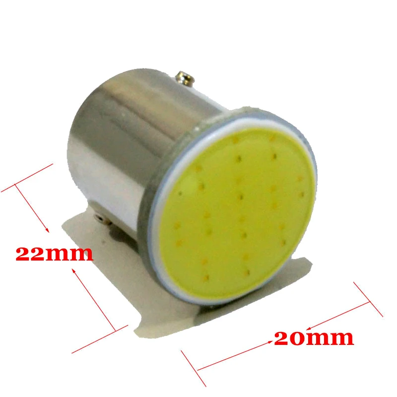 2x автомобиль P21W 1156 Ba15s 1157 Bay15d светодиодный COB Поворотная сигнальная лампа 12SMD 24V