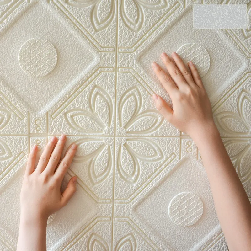 Colomac modern wall sticker PVC 3D foam embossed brick waterproof self-adhesive bedroom living room waterproof wallpaper Colomac modern wall sticker PVC 3D foam embossed brick waterproof self-adhesive bedroom living room waterproof wallpaper